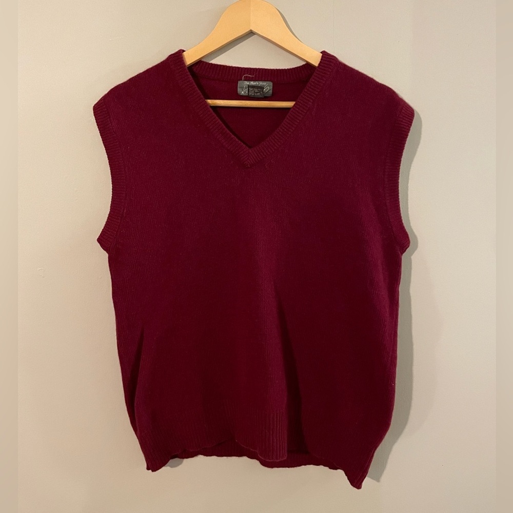 Lord and Taylor The Man’s Shop 100% Virgin Lambswool Sweater Vest